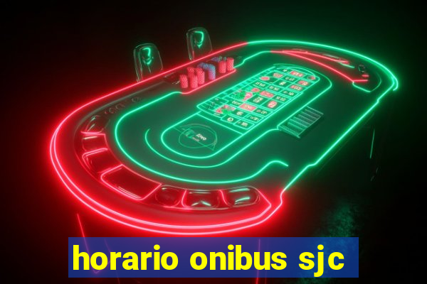 horario onibus sjc